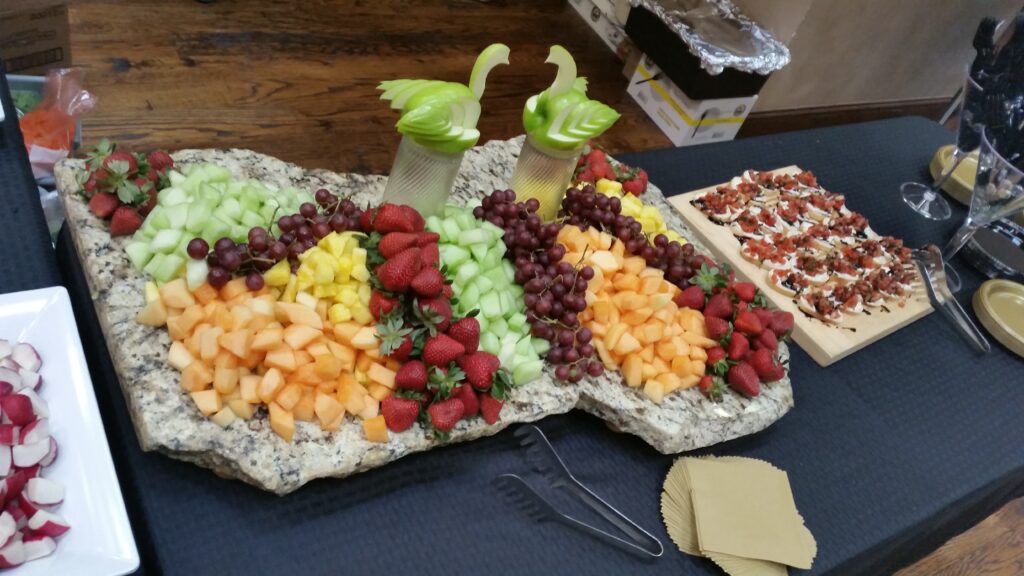 catering Tyler TX, Fusion in the Woods hors d'oeuvres 